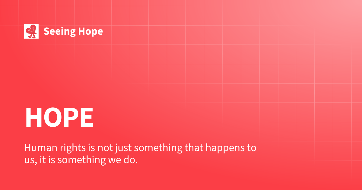 HOPE | Seeing Hope